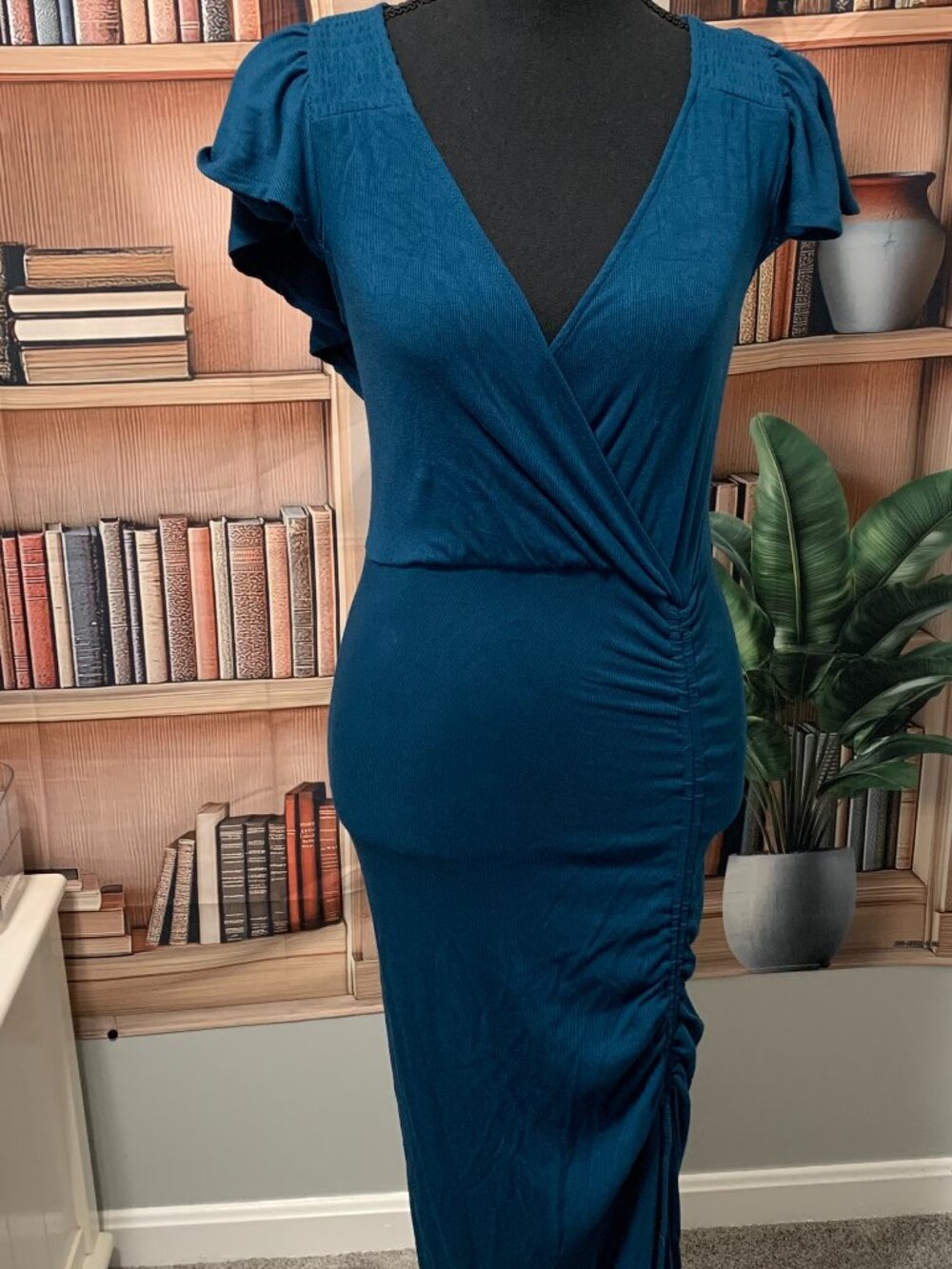 Betsey Johnson Teal Dress size L